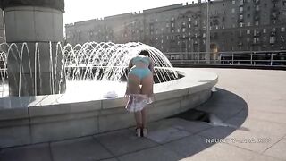 Sometimes I wear underwear, but I end up naked in public anyway