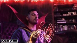 Ms. Marvel has sex with the magical dick of Doctor Strange in a hot parody