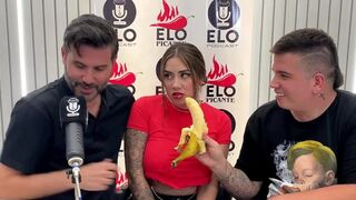 Sara Blonde got fucked after a failed interview for Elo Podcast