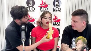 Sara Blonde got fucked after a failed interview for Elo Podcast