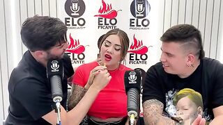 Sara Blonde got fucked after a failed interview for Elo Podcast