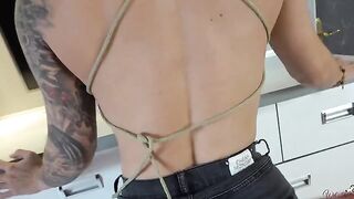 My stepbrother dry humps my juicy ass in sexy jeans