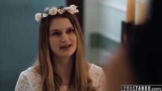 The bride-to-be gets enticed into a steamy lesbian encounter with Bunny Colby