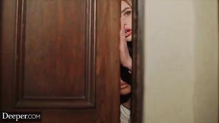 Scarlit and Kenzie are submitted to the will of their unknown master