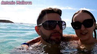 A blonde babe was picked up on the Australian beach for hard sex