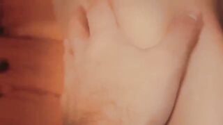 My wife with big breasts loves to jump on my cock and show me her huge ass