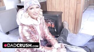 Pervert stepdad fucks his blonde stepdaughter Emma Hix, a repeat offender