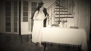 Naughty dancer Luna Roulette gets fucked hard in retro scene