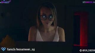Scary hot Halloween lesbian story with a strap-on twist, featuring Sia Siberia