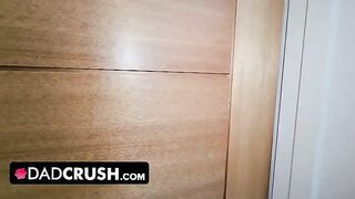 Curious stepdaughter Marilyn Johnson, with her stunning 34C-24-36 frame, gets a butt plug stuck in her asshole