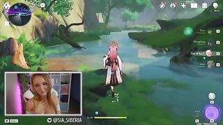 A gamer girl makes a dangerous donation in this Genshin Impact roleplay