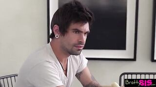 Kenzie Reeves urges her stepbro to hurry and satisfy her desires