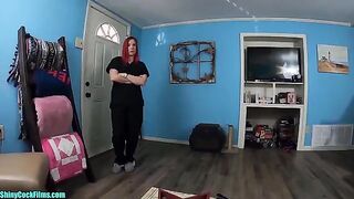 My step mom took medicine to help with my shiny cock problem