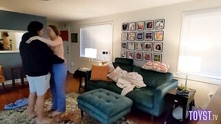 A real nurse gets fucked at home after her shift