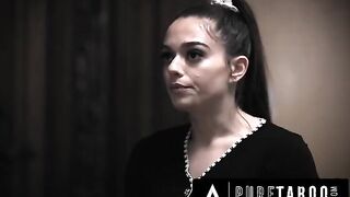 Cheerleader Sophia Burns seduces the stepson of her teacher to get a better grade