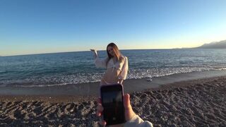 The guy agreed to process the photos, but again the girl had to engage in intimate activity