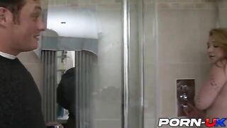 Busty British stepdaughter Harmony Reigns gets fucked hard