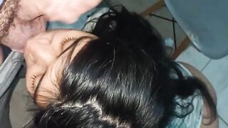 He asked for my cock and filled his ortho with milk