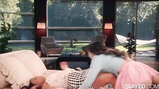 Bestie Jennie learns to relax from a naughty lesson with Lulu