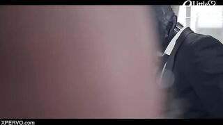 A cheating husband is tied up and dominated by a femdom in this intense scene