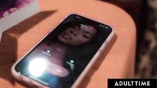 The housewife gets her cunt destroyed by two cocks while her wife is away