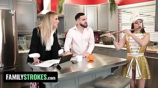 Step Daughter Josie Tucker Gets Her Big Juicy Tits Smothered With Step Daddy's Jizz