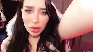 The cute girl cheats on her boyfriend with stepbrother