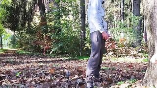 A guy flashed his dick and a hot MILF gave him a titty fuck