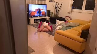 The stepbrother did not expect to see a porn video with his stepsister