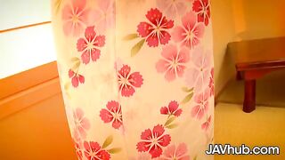 Skinny Japanese teen Agena Kinoshita gets her pussy railed hard on JAVHub