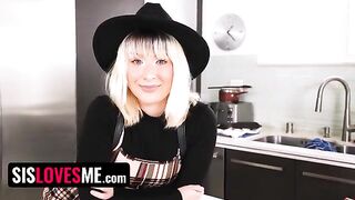 Step sis Jessie Saint gets her pussy filled with cum