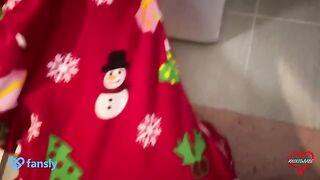 I helped my stepmom get out of the washing machine, and we fucked