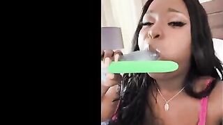 Playful Barbie Crystal steals all dildos and enjoys intense action