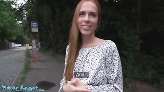 Naughty natural redhead gets fucked in ass by horny tinder match