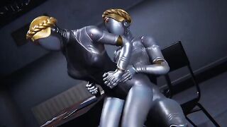 Ballerinas from Atomic Hearth get fucked by a Futanari in a steamy scene