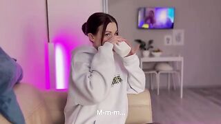 Truth or action? Or maybe a juicy blowjob by the stunning Lesya Moon?