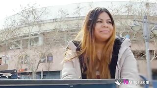 Amateur fat Latina Yiyi Candy gets fucked hard in public