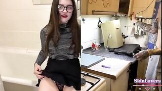 A tutor lifted the mood of a student with rough sex