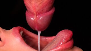 Best way to milk a dick with tongue and lips ASMR