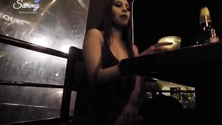 An angry girlfriend gets even with the first guy who crosses her