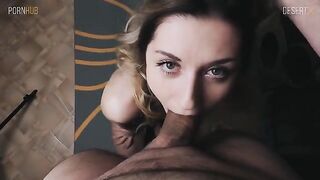 A petite blonde gets her wet pussy full of sticky sperm in 4K