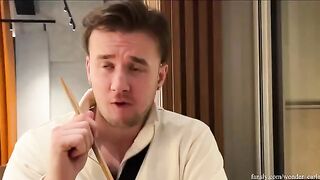 A couple gets naughty in the fitting room and almost gets caught