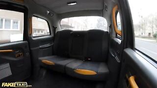 Fake taxi ride turns into a hot encounter with Jenny Doll