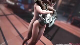 Overwatch Tracer 2021 compilation with sound - RedScarlet28’s animated Tracer scenes