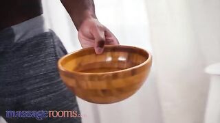 Massage Rooms: petite Russian beauty Elena Vedem gets oiled up
