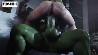 Hentai Futanari with Marvel Characters getting fucked in a special way