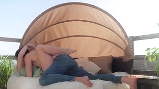 A loving couple in their 30s enjoy intimate and passionate sex
