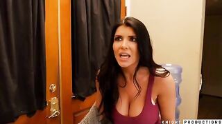 Makeup artist helped Romi Rain to achieve a sexy look, then they fucked