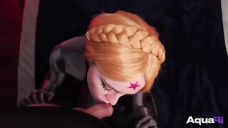 The cute girl from Atomic Heart got her pussy smashed hard