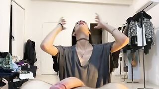 A man came home from work and went crazy with his girlfriend